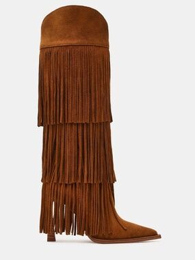 ISO: Steve Madden KINZEE FRINGE CHESTNUT SUEDE